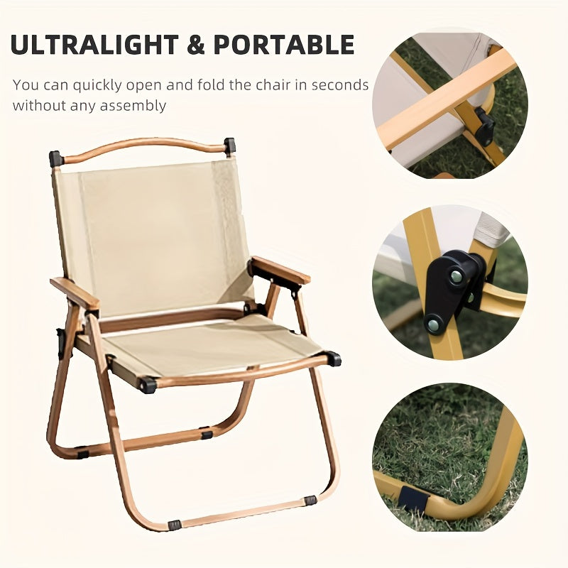 The Courtyard Folding Chair Portable Wild Folding Chair Is Suitable For Outdoor And Outdoor Indoors, Stable And Stable, Small And Light, Easy To Carry, Suitable For Halloween And Thanksgiving Gift