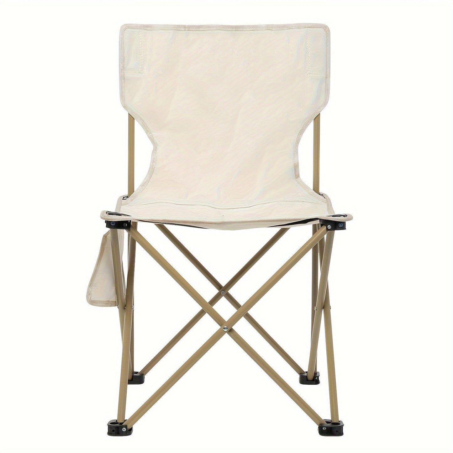 Portable Camping Folding Chair, Heavy-Duty Outdoor Chair with Side Pockets and Storage Bag, Oxford Fabric, Iron Alloy Frame, for Adult Use, Suitable for Thanksgiving, Christmas, New Year, Labor Day, Father's Day